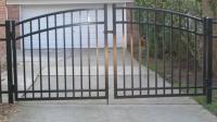 Сварные ворота из квадратной трубы