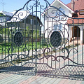 Кованые ворота в Черепаново от компании Ареан-Сибирь